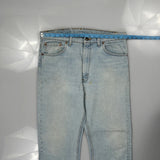 505 Levis Jeans - 36W 30L Light Wash Denim
