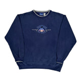 Eeyore Sport Disney Cartoon Sweatshirt - XL Navy Cotton Blend