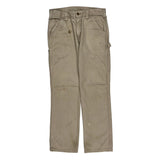 Carhartt Carpenter Trousers - 32W 31L Beige Cotton