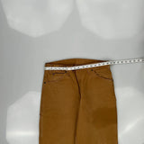 Dickies Carpenter Trousers - 33W 32L Brown Cotton