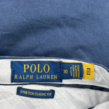 Polo By Ralph Lauren Chino Shorts - 30W 9L Blue Cotton