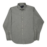 Philip Polo By Ralph Lauren Shirt - Large Gray Cotton