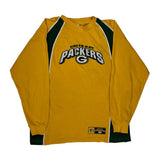 Green Bay Packers Nfl Long Sleeve T-Shirt - Medium Yellow Cotton
