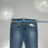 True Religion Skinny Jeans - 32W UK 10 Blue Denim