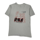 Hanes Single Stitch T-Shirt - Medium White Cotton