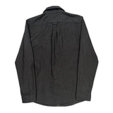 Oakley Full Zip Shirt - Large Gray Cotton Blend
