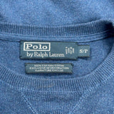 Polo By Ralph Lauren Sweater - Small Blue Cotton