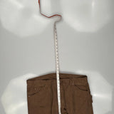 Dickies Double Knee Carpenter Pants - 38W 30L Brown Cotton