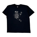 District Heights Screen Stars Single Stitch T-Shirt - 2XL Black Cotton Blend