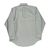 Ralph Lauren Striped Shirt - Large Blue Cotton