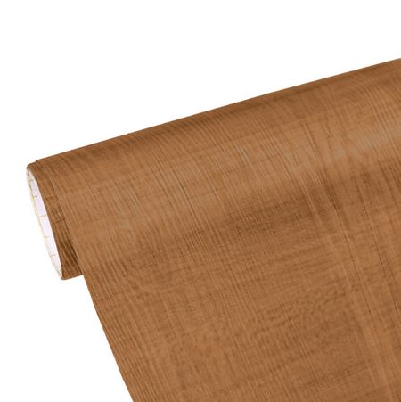 ANYHOUZ Vinyl Floor Tile 40×300cm – Brown Wood Grain Waterproof Self‑Adhesive Flooring