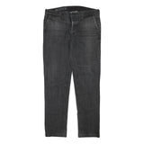 ARMANI EXCHANGE Womens Jeans Black Slim Skinny Denim W32 L30 Cotton Blend Zip