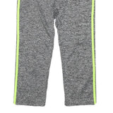 Womens Grey & Yellow Casual Sports Shorts XS W26 Polyester Blend Comfortable Fit