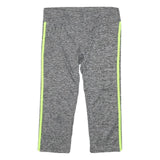 Womens Grey & Yellow Casual Sports Shorts XS W26 Polyester Blend Comfortable Fit