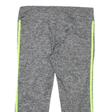 Womens Grey & Yellow Casual Sports Shorts XS W26 Polyester Blend Comfortable Fit