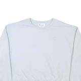 CHAMPION Womens White Crew Neck XL Cotton Blend Sweatshirt Casual Pullover