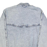 COA Womens Blue Cotton Denim Jacket M Button Closure Casual Vintage Style