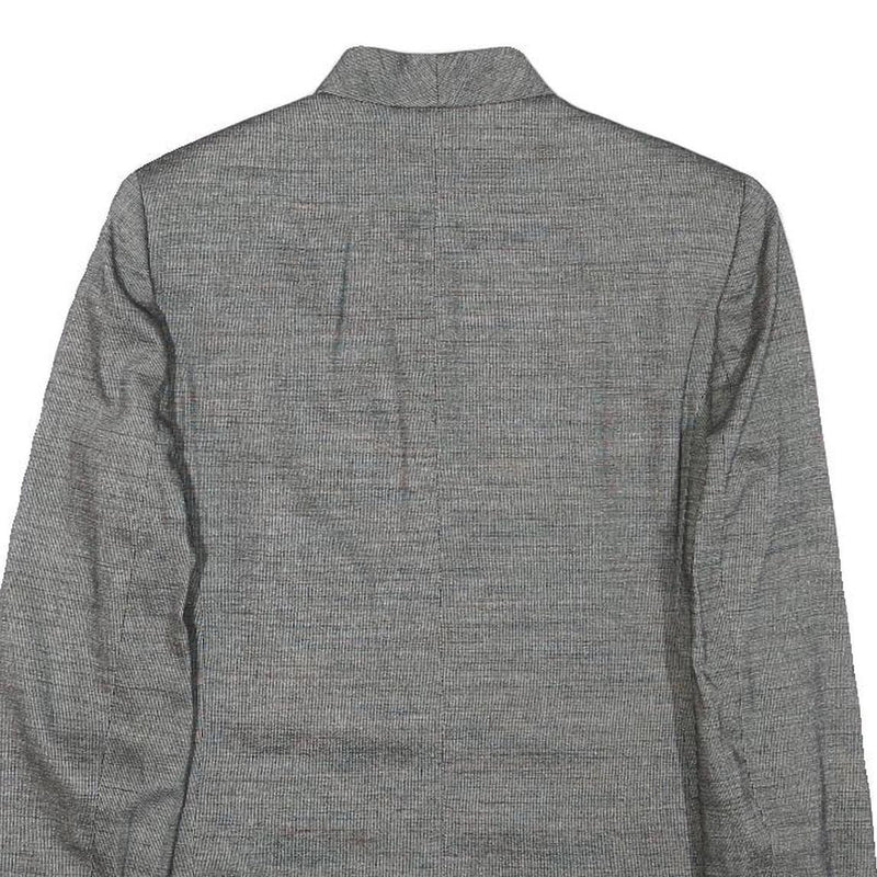 MAX MARA Womens Grey Wool Blend Tailored Jacket XS Button Closure Plain