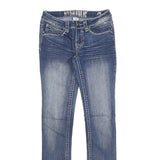 HYDRAULIC Womens Blue Slim Skinny Denim Jeans W28 L32 Stylish Faded Look