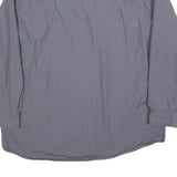 CARHARTT Mens Grey Work Shirt 2XL Cotton Blend Long Sleeve Button Closure