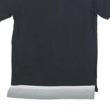 NIKE Mens Black Yellow Air Graphic T-Shirt M Short Sleeve Crew Neck Cotton Blend