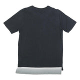 NIKE Mens Black Yellow Air Graphic T-Shirt M Short Sleeve Crew Neck Cotton Blend
