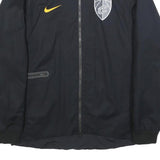 NIKE Mens Black Yellow Cleveland Cavaliers Jacket M Cotton Blend Zip NBA
