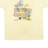 WRIGHTS Mens Cream Keystone Kapers Graphic T-Shirt M Short Sleeve Crew Neck