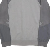 ADIDAS Mens Grey Pullover Sweatshirt XS Cotton Blend Casual Sportswear