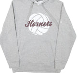 ADIDAS Mens Grey Hornets Pullover Hoodie S Cotton Blend Casual Sportswear
