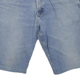 WRANGLER Mens Shorts Blue Denim L W38 Classic Cotton Blend Casual Zip Closure