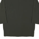 KRIZIA Womens Green Wool Blend Jacket L Button Plain Classic Fit Long Sleeve