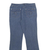 BIANCA NYGARD Womens Regular Fit Blue Denim Jeans W30 L30 Embroidered Detail