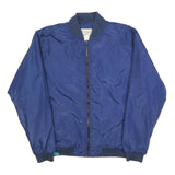 CABELA'S Mens Blue Bomber Jacket L Polyester Zip Plain Lightweight Outdoor