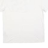 TOMMY HILFIGER Mens White Graphic T-Shirt XL Short Sleeve Crew Neck Cotton