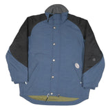 O'NEILL Mens Blue & Black Jacket M Polyester Blend Zip Outdoor Casual Sportswear