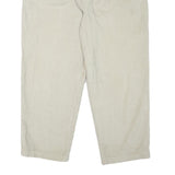 TOMMY HILFIGER Mens Cotton Blend Beige Regular Straight Trousers W38 L30 Classic