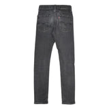LEVI'S 510 BIG E Mens Jeans Black Slim Skinny Denim Medium W27 L32 Slim Fit Zip