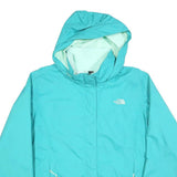 THE NORTH FACE Womens Blue Outdoor Jacket XL Polyester Blend Plain Lightweight
