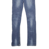 J RAG Womens Jeans Blue Slim Skinny Denim Medium W24 L30 Stylish Embellished