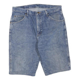 WRANGLER Mens Shorts Blue Denim XL W36 Classic Cotton Blend Casual Summer