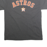 GENUINE MERCHANDISE Mens Grey Astros Graphic T-Shirt L Short Sleeve Crew Neck