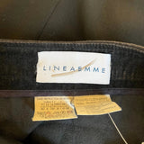 Linea Emme Mini Skirt - 28W UK 8 Navy Cotton