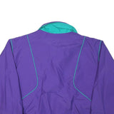 WOOLRICH Womens Purple & Teal Retro Lightweight Zip Jacket L Polyester