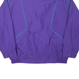 WOOLRICH Womens Purple & Teal Retro Lightweight Zip Jacket L Polyester
