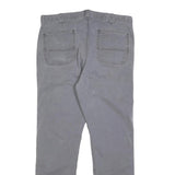 CARHARTT Mens Cotton Blend Grey Regular Straight Fit Trousers W36 L32 Workwear