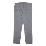 CARHARTT Mens Cotton Blend Grey Regular Straight Fit Trousers W36 L32 Workwear