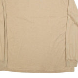 POLO RALPH LAUREN Mens Beige Long Sleeve Crew Neck T-Shirt XL Cotton Blend