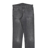 LEVI'S Mens Jeans Black Slim Skinny Denim Medium W30 L34 Classic Fit Zip Closure
