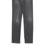 LEVI'S Mens Jeans Black Slim Skinny Denim Medium W30 L34 Classic Fit Zip Closure